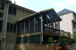 Screen porch and deck addition completed