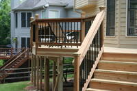 Highlight for album: Cedar & Cypress Decking Projects